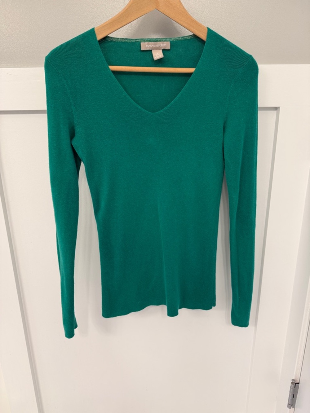 Banana Republic Emerald Green Knit Top